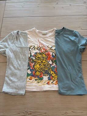 Urban and Hollister tees
